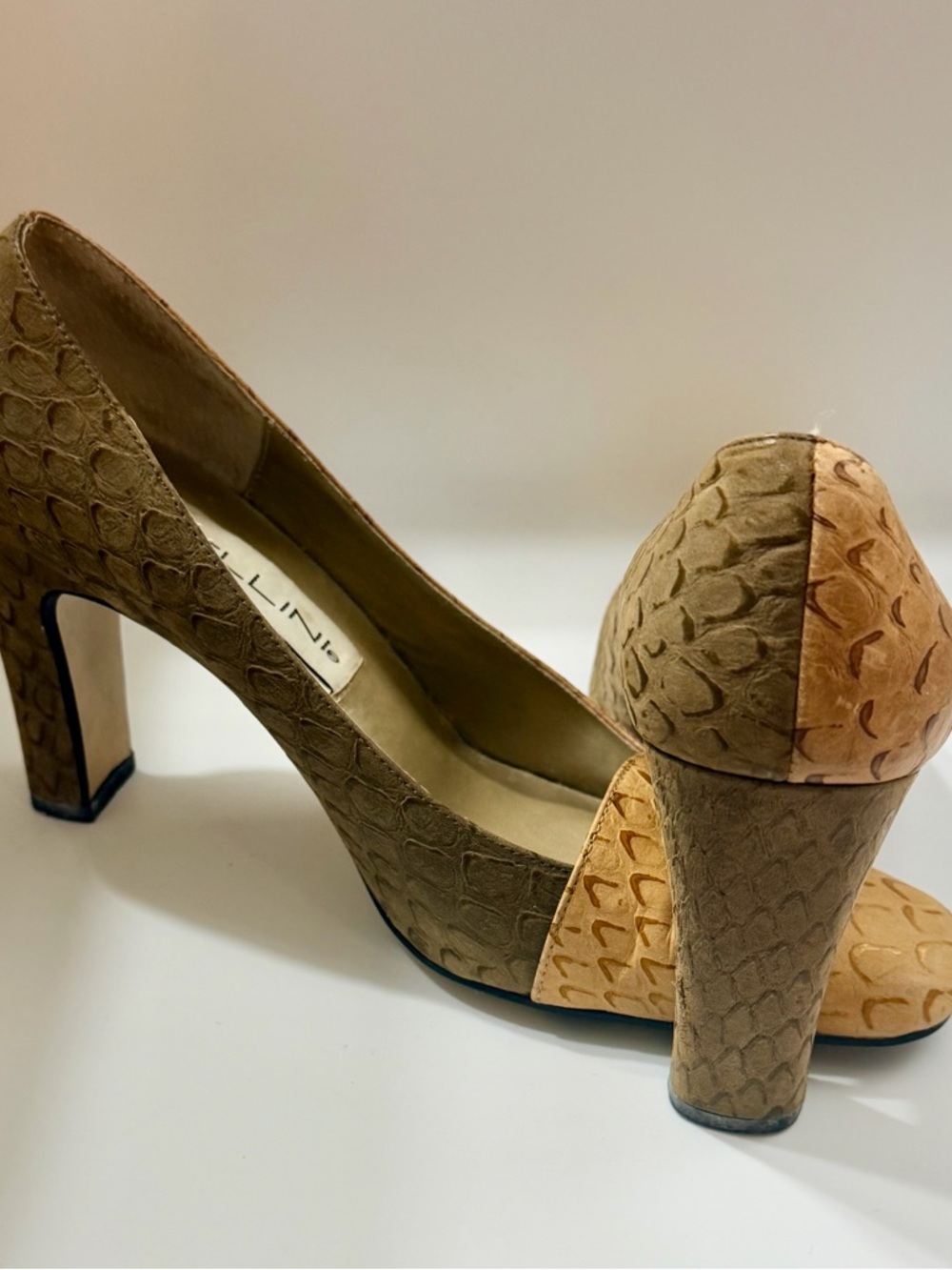 Bellini Two-Tone Textured Pump - Women
